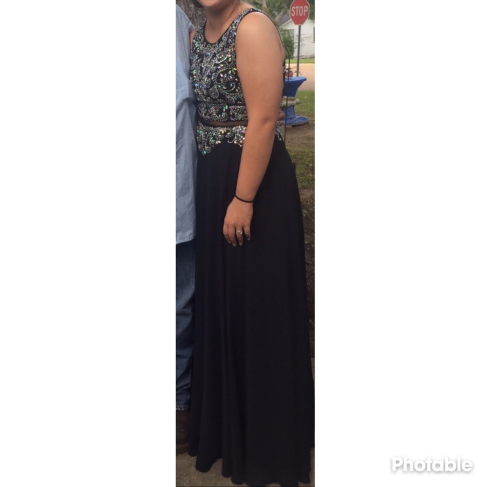 Black formal dress